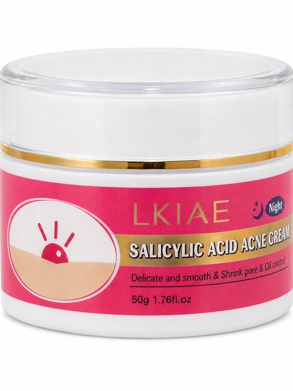 Salicylic Acid Acne Cream - Pink | Night Treatment